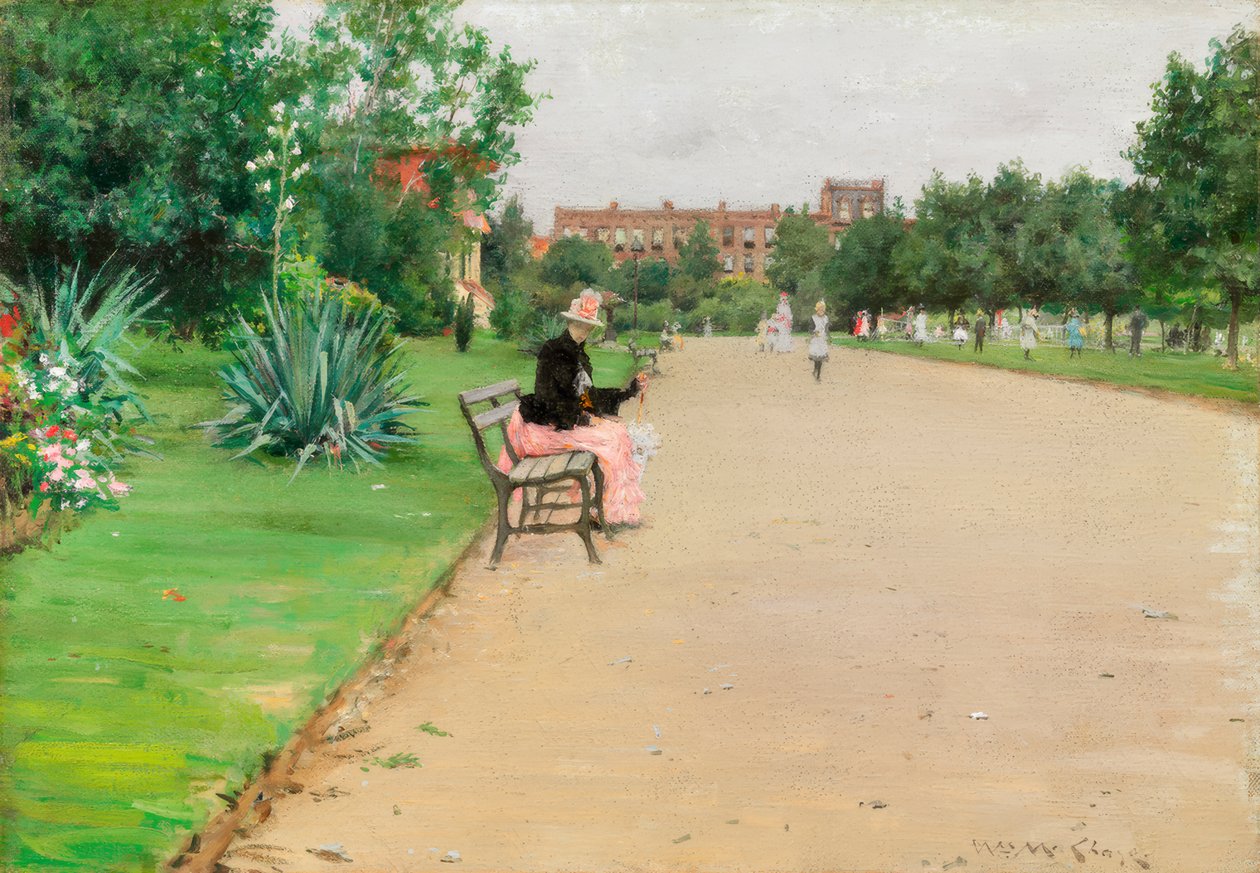 Un parco cittadino da William Merritt Chase