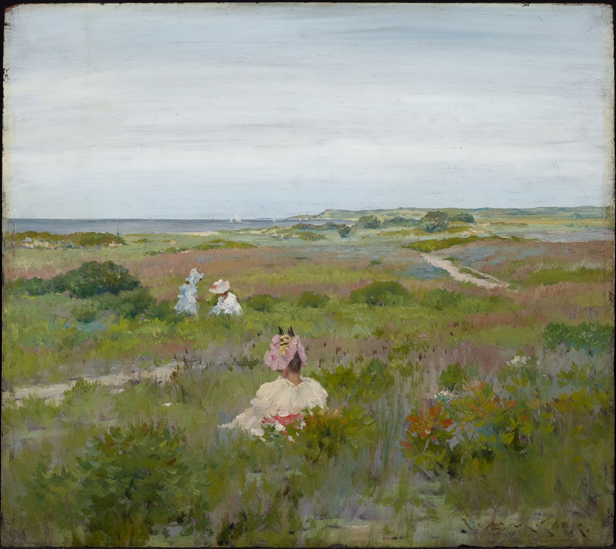 Paesaggio: Shinnecock, Long Island da William Merritt Chase
