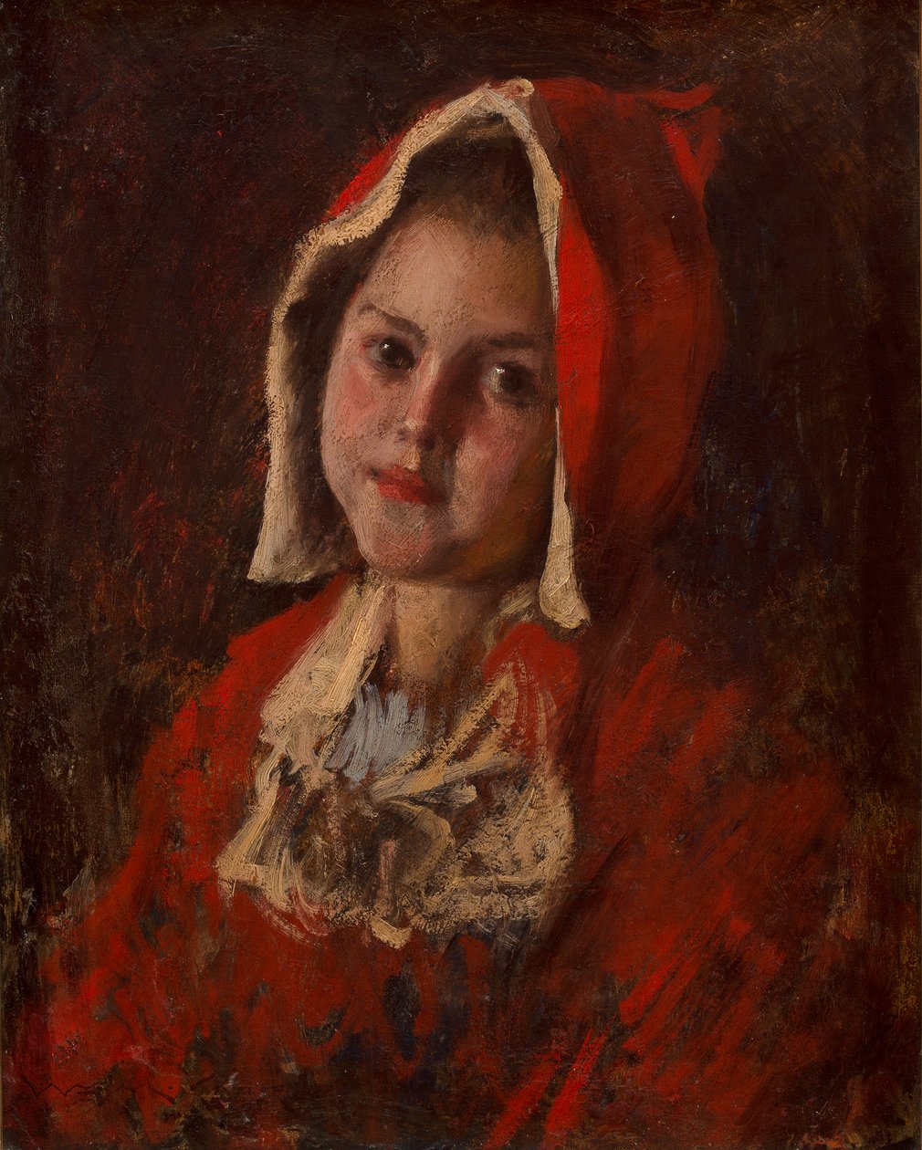 Cappuccetto Rosso da William Merritt Chase
