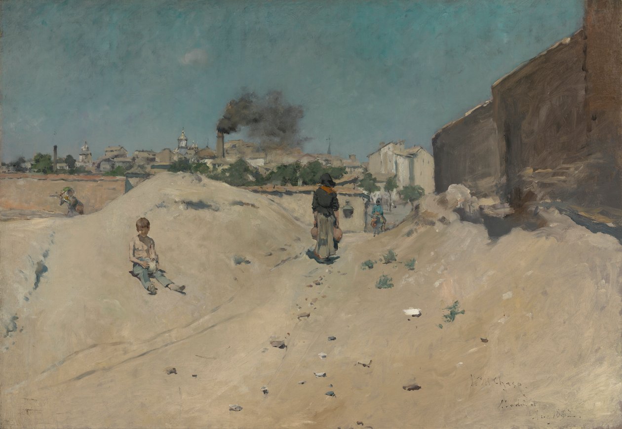 Periferia di Madrid da William Merritt Chase