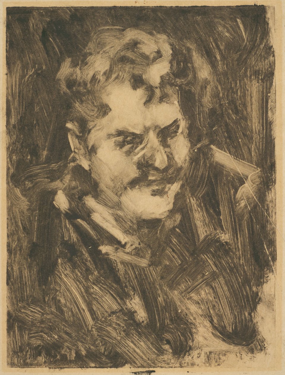 Ritratto di uomo (Frank Duveneck?) da William Merritt Chase
