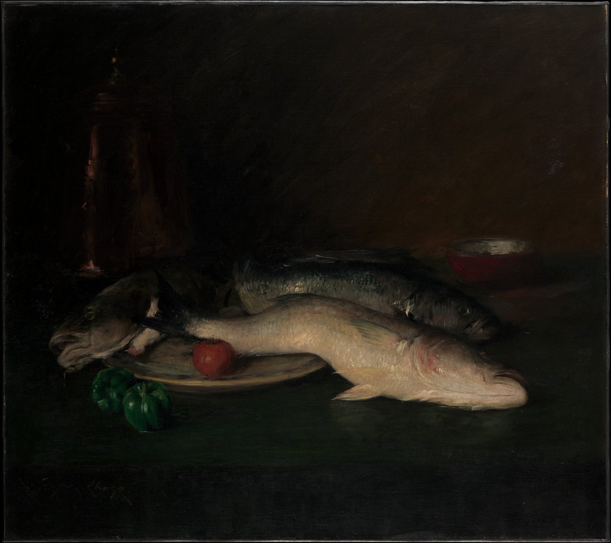 Natura morta: pesci da William Merritt Chase