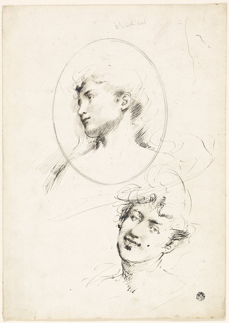Due teste femminili da William Merritt Chase