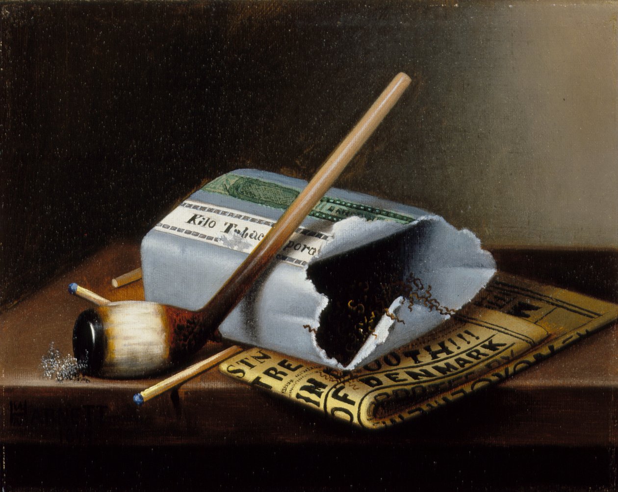 Ahimè, povero Yorick da William Michael Harnett