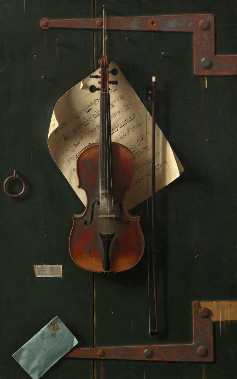 Il vecchio violino, 1886 da William Michael Harnett
