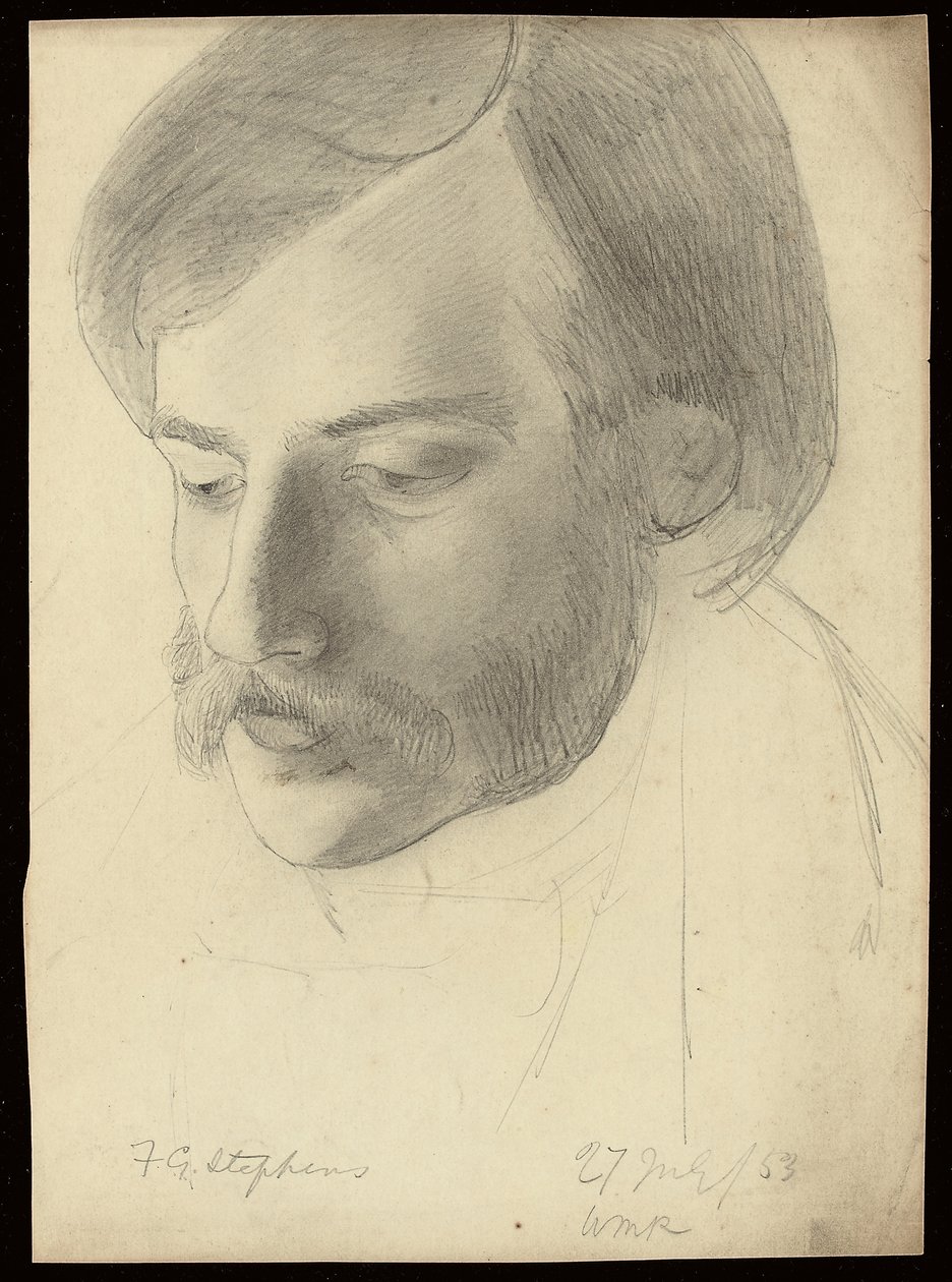 Ritratto di Frederick George Stephens, 1853 da William Michael Rossetti