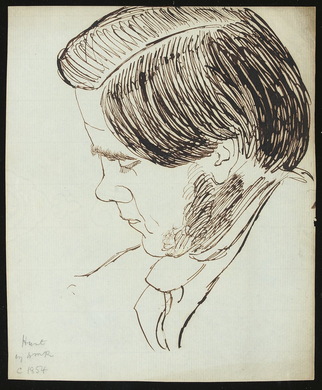 Ritratto di William Holman Hunt, 1854 da William Michael Rossetti