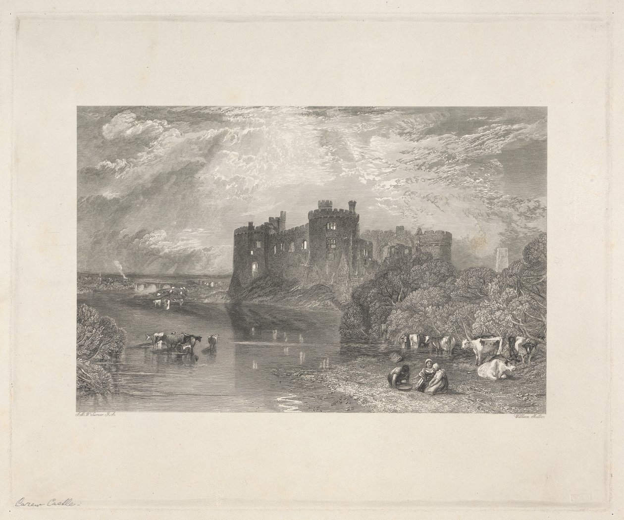 Castello di Carew, Pembroke da William Miller