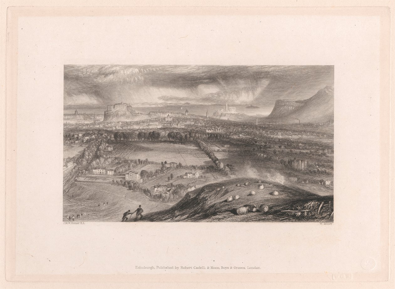 Edimburgo da Blackford da William Miller
