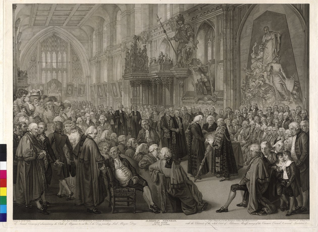 Il Lord Sindaco di Londra Nathaniel Newnham da William Miller