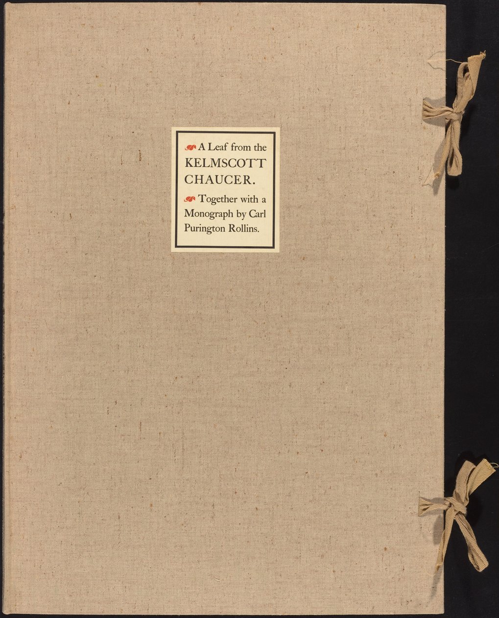 Una pagina dal Chaucer di Kelmscott da William Morris