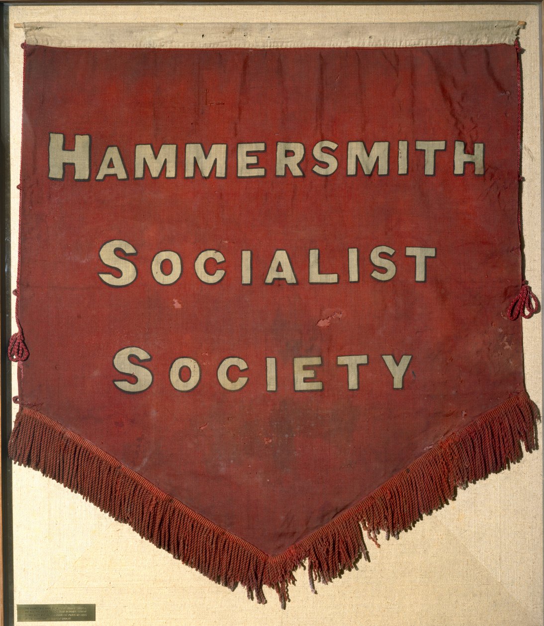 Stendardo della Hammersmith Socialist Society da William Morris