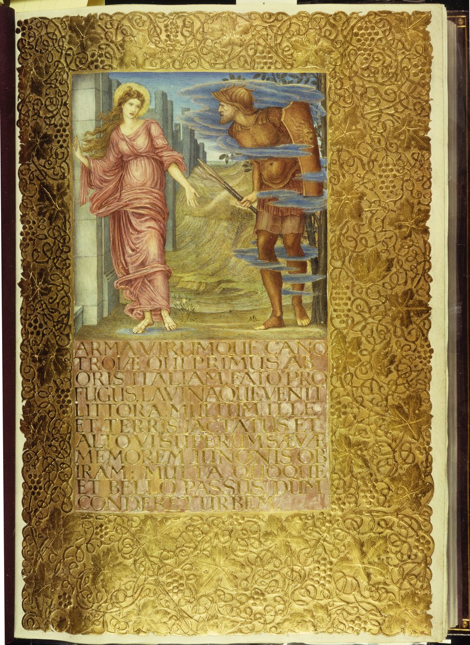 Venere e Enea, apertura del Libro I dell