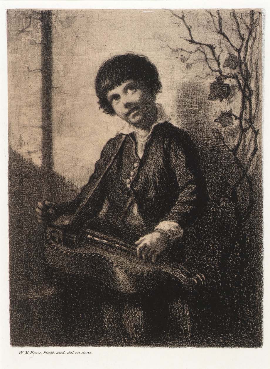 Il ragazzo della ghironda da William Morris Hunt