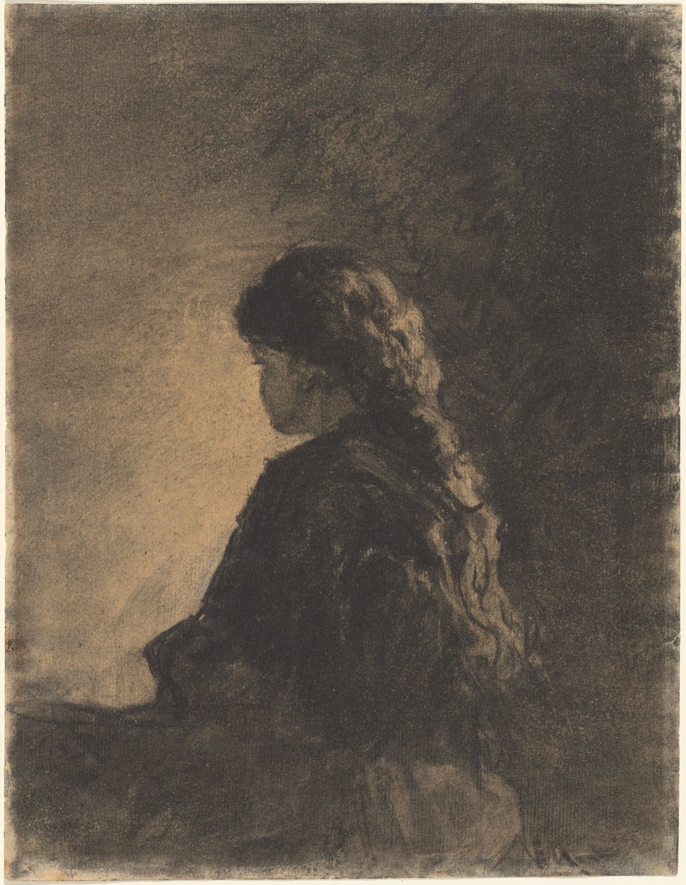 Ragazza Seduta da William Morris Hunt