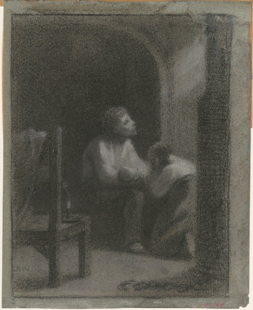 La Preghiera da William Morris Hunt