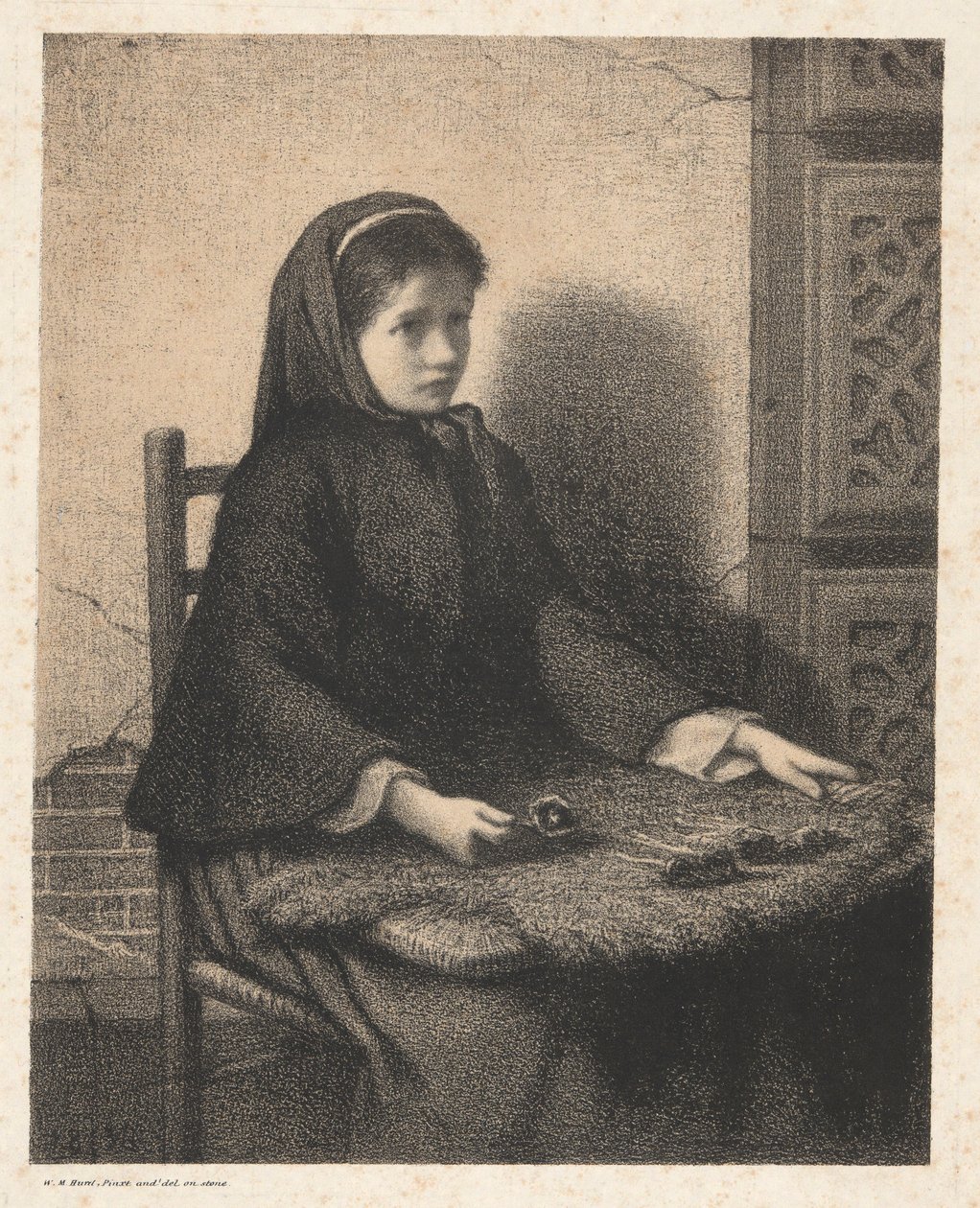 Ragazza Viola da William Morris Hunt