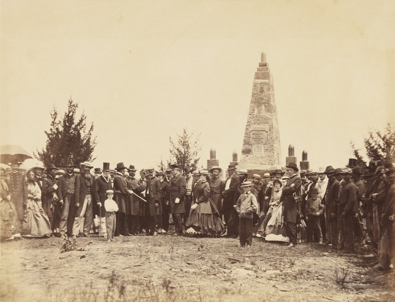 Dedicazione del Monumento, sul campo di battaglia di Bull Run, giugno da William Morris Smith