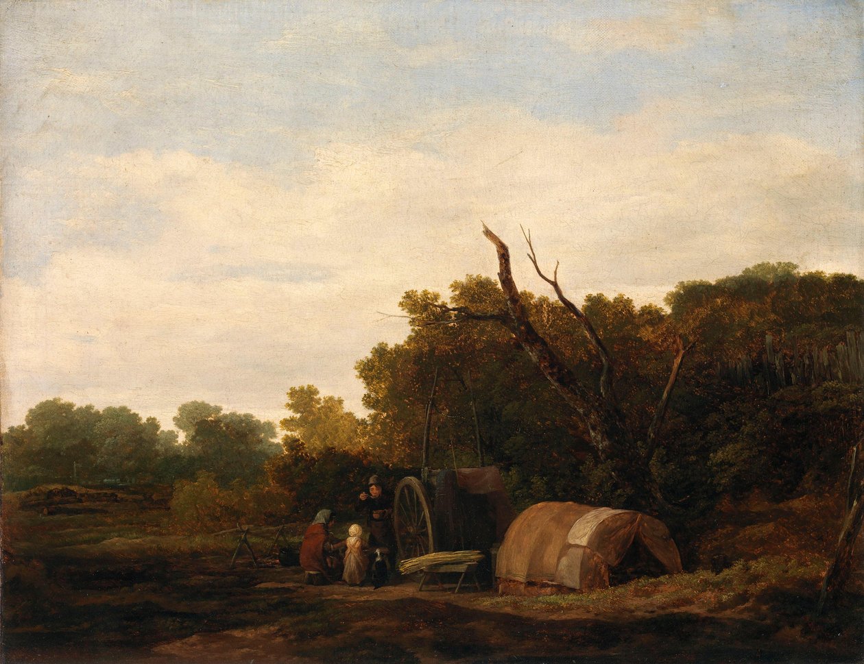 Un accampamento di zingari da William Mulready