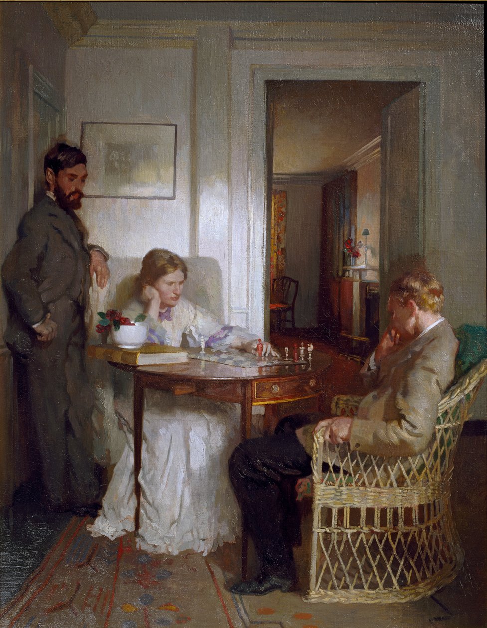 I giocatori di scacchi da William Newenham Montague Orpen
