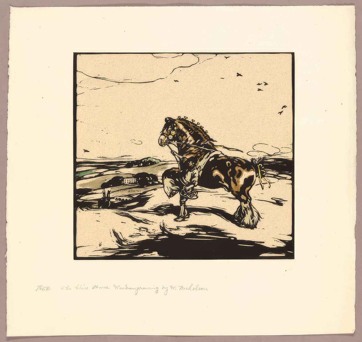 Il cavallo Shire da William Nicholson