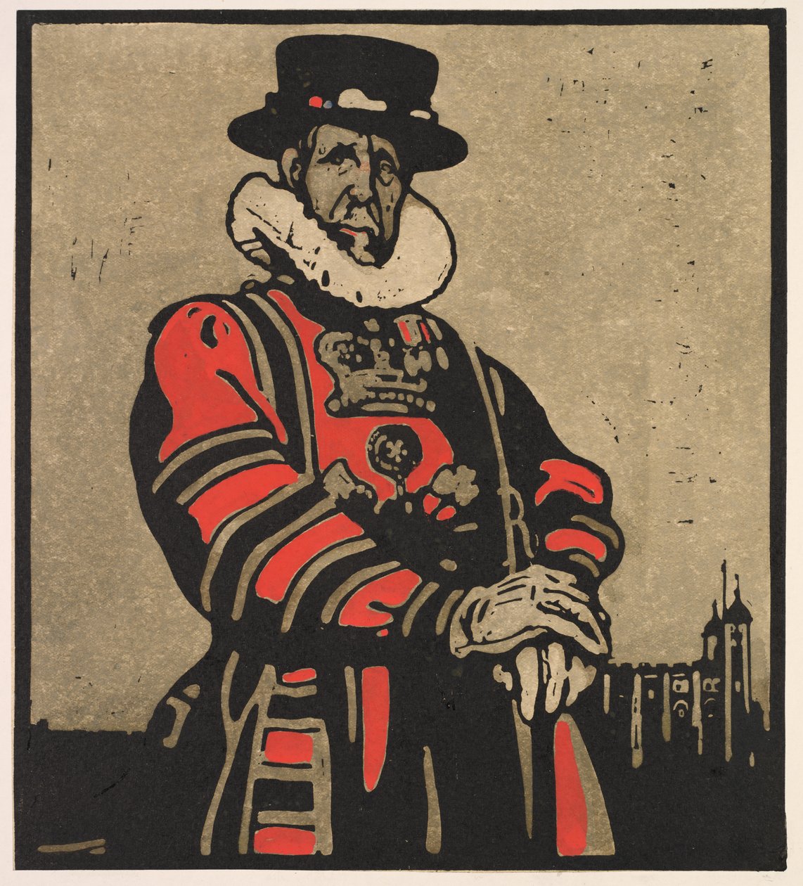 Tipi di Londra: Beef-eater da William Nicholson