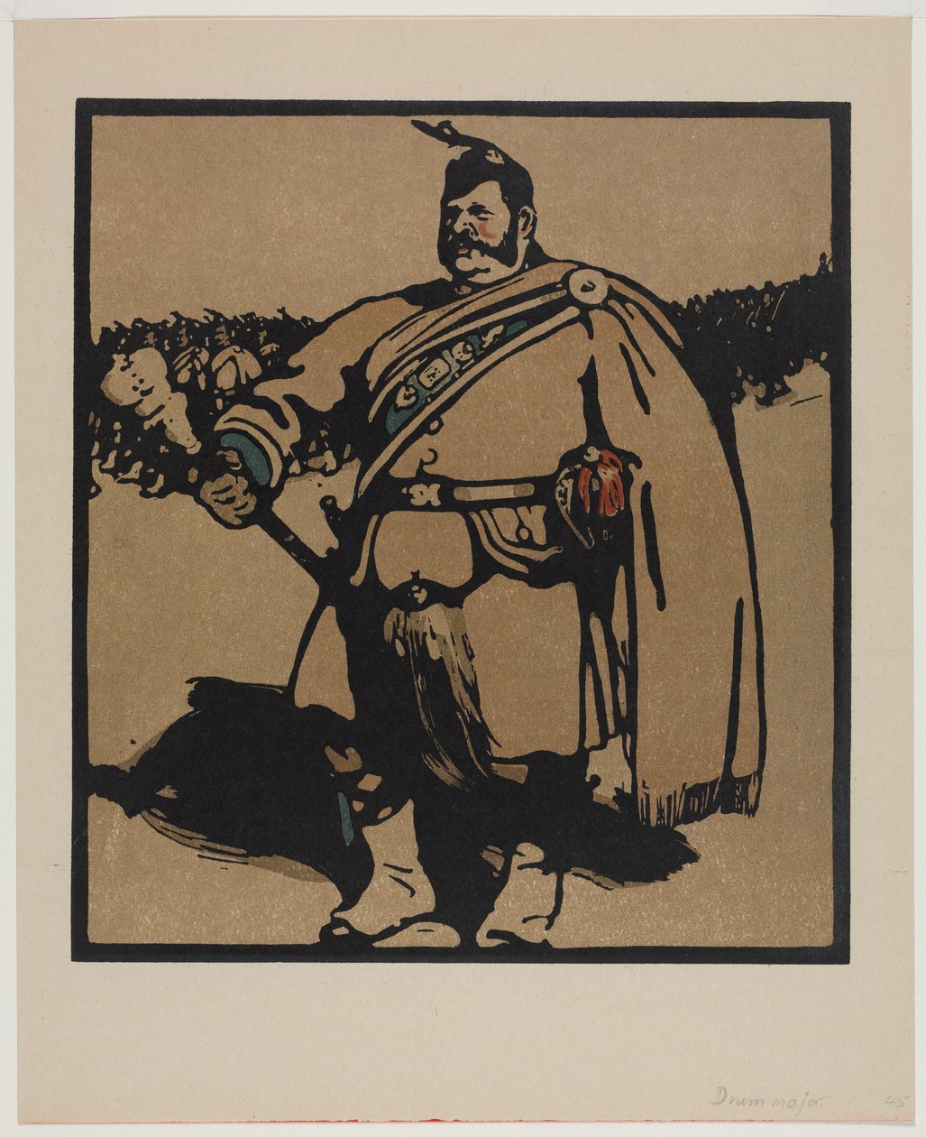 Tipi di Londra: Il Maggiore del Tamburo da William Nicholson
