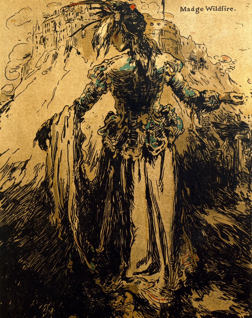 Madge Wildfire, Illustrazione da 
