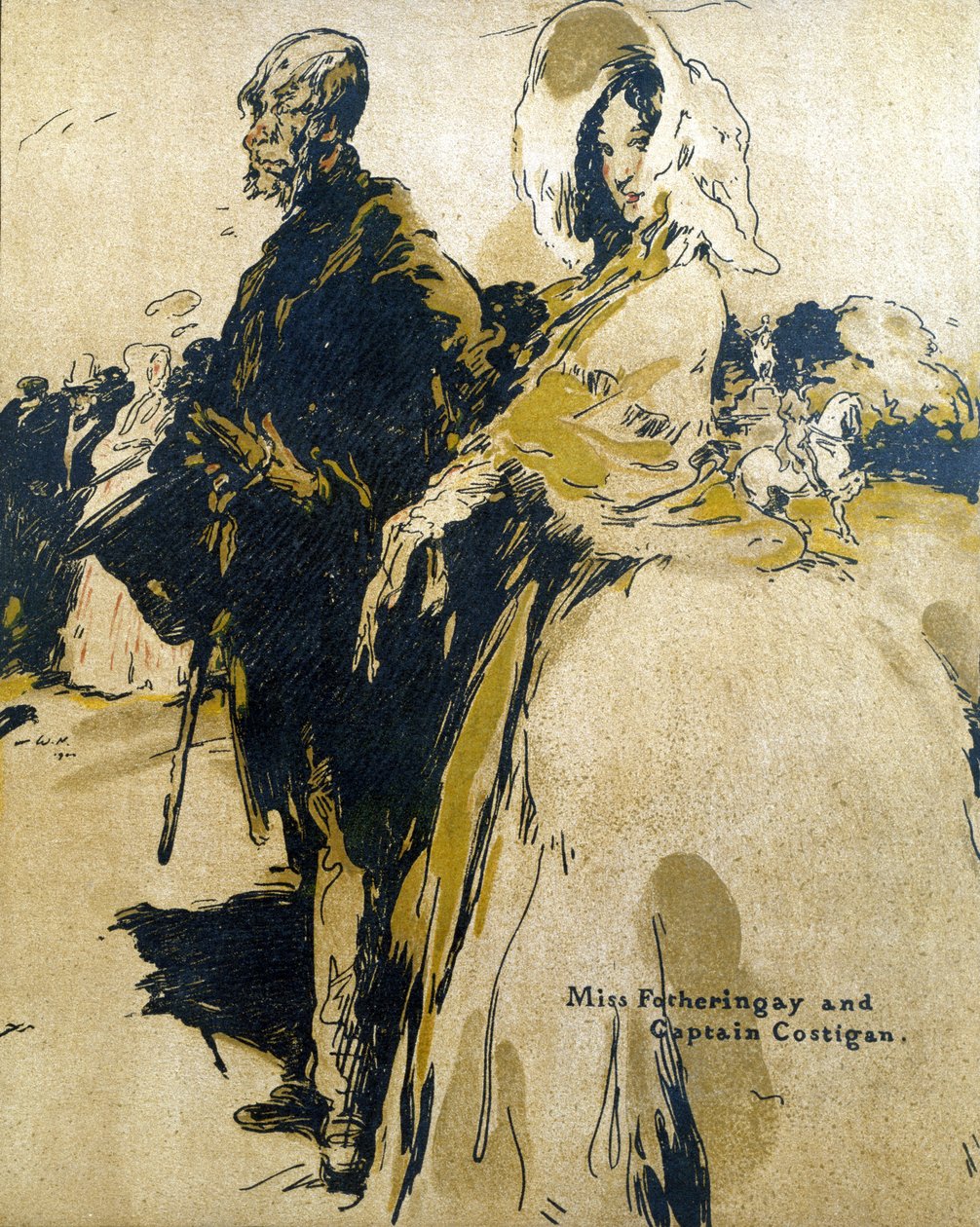 Miss Fotheringay e Capitano Costigan, illustrazione da 