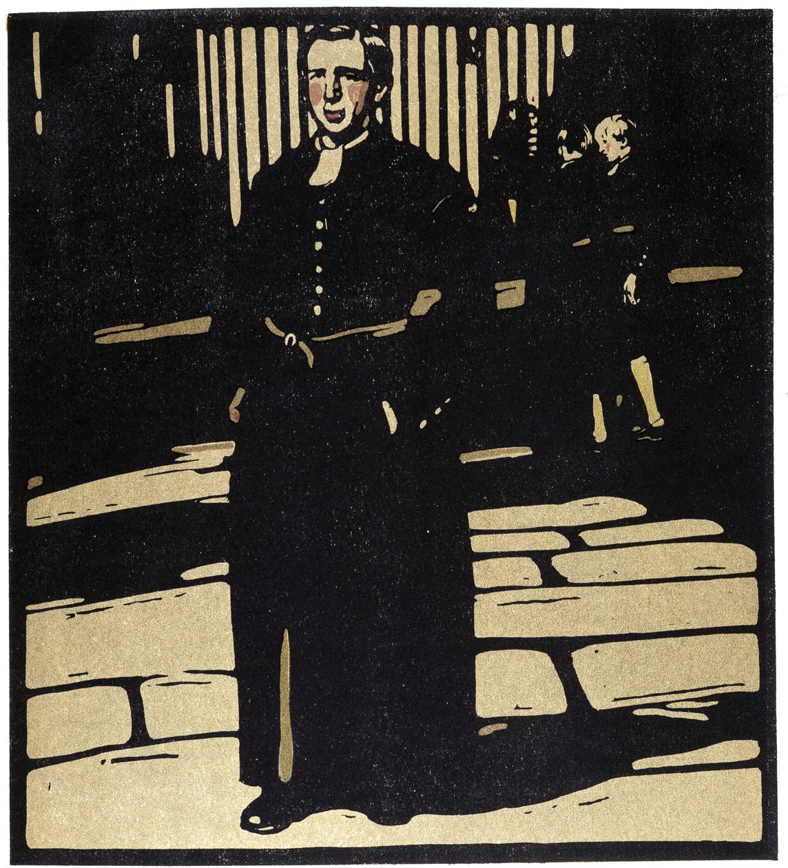 Scuola, Londra - Illustrazione di William Nicholson in "Types of London" da William Nicholson