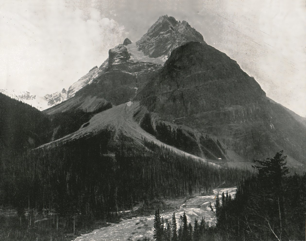 Le Montagne Rocciose: Monte Stephen, Canada, 1895 da William Notman and Son