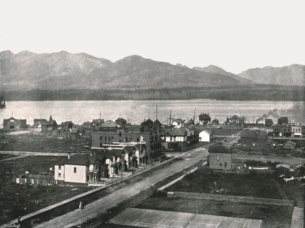 Il porto, Vancouver, Canada, 1895 da William Notman and Son