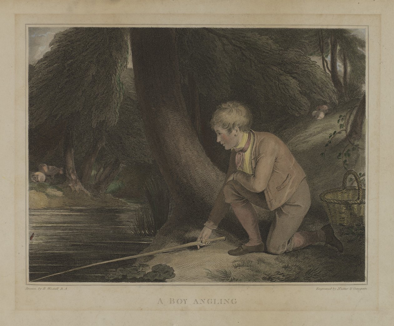 Un ragazzo che pesca da William Nutter