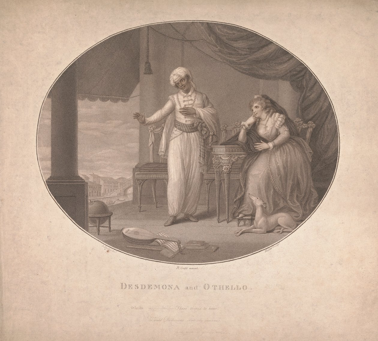 Desdemona e Otello da William Nutter