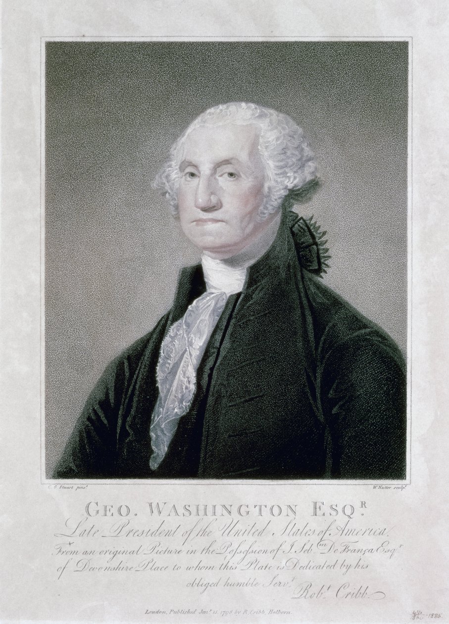 Ritratto di George Washington da William Nutter