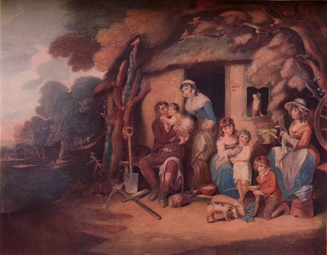 Il Contadino - Sabato Sera: Ritorno dal Lavoro, c1789 da William Nutter