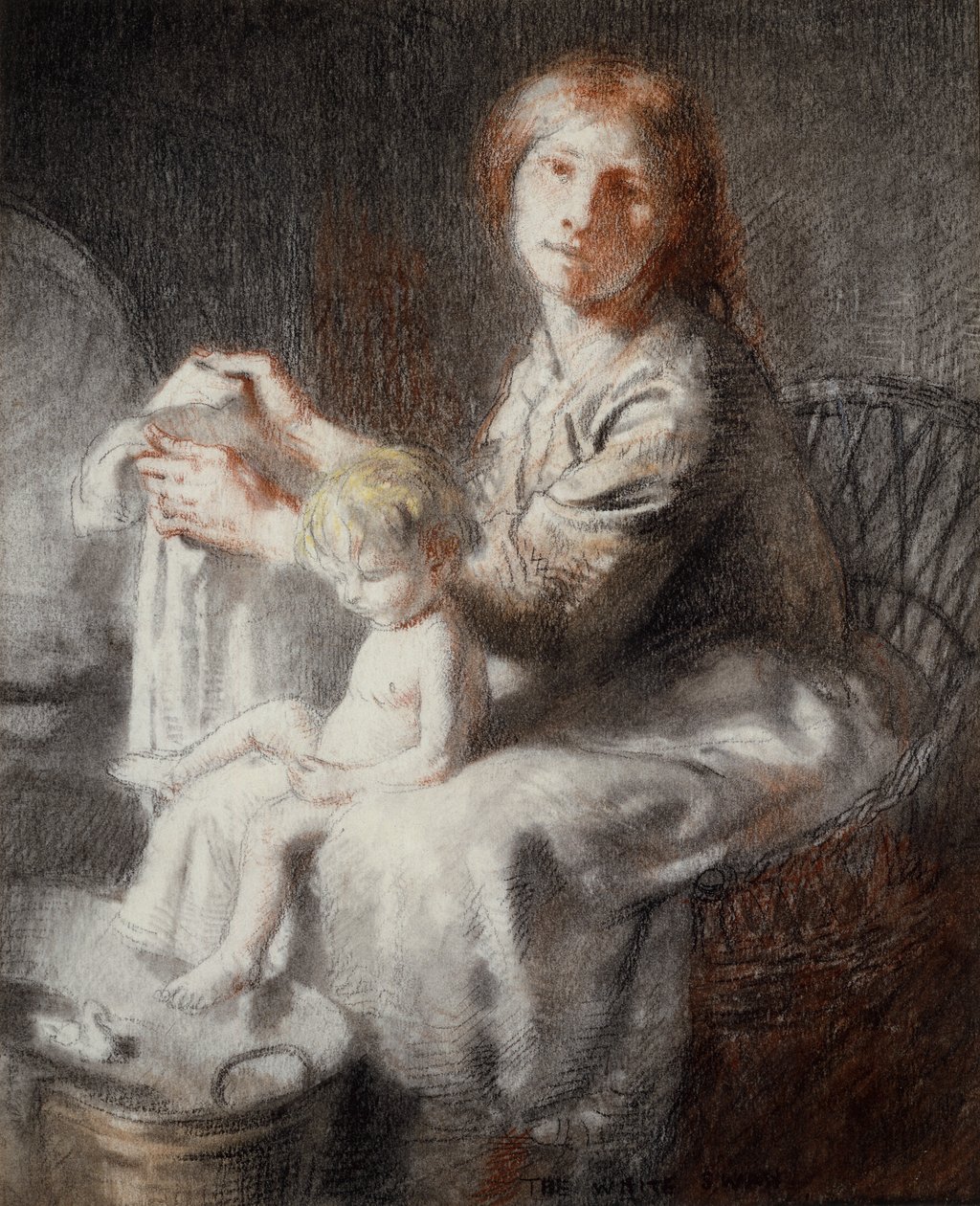 Il cigno bianco (Grace e Kit) da William Orpen