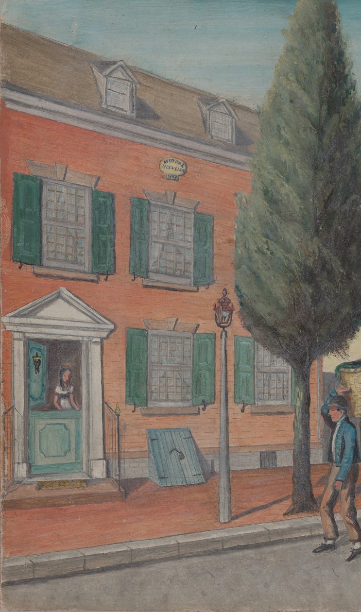 Tea Rusk e Casa di mattoni, 1870s da William P. Chappel