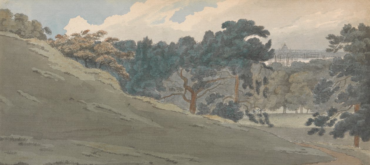 Veduta dal parco di Greenwich da William P. Sherlock