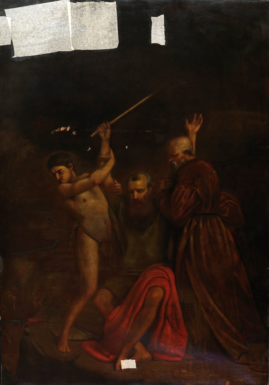 Mosè, Aronne e Hur sul Monte Horeb da William Page