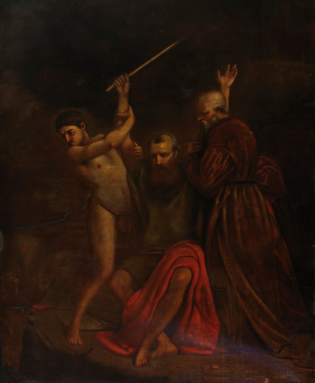 Mosè, Aronne e Hur sul Monte Horeb da William Page