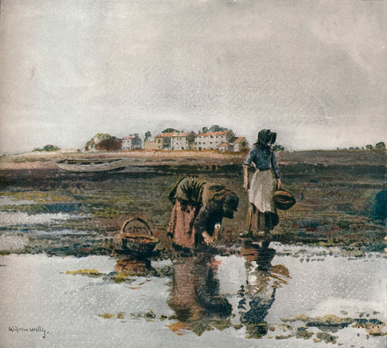 Raccolta di cozze, c1908 da William Page Atkinson Wells