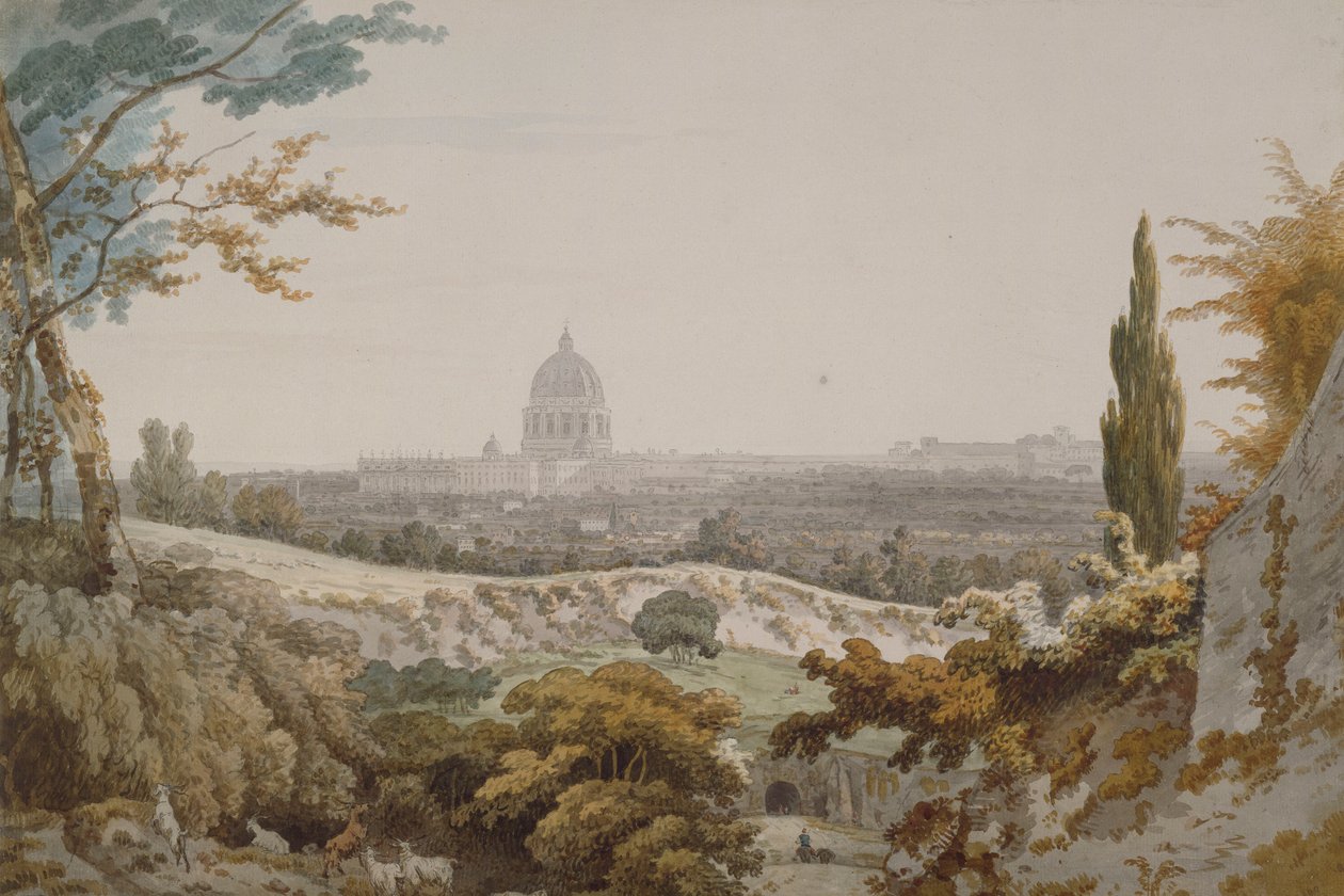 San Pietro, Roma, 1776 da William Pars
