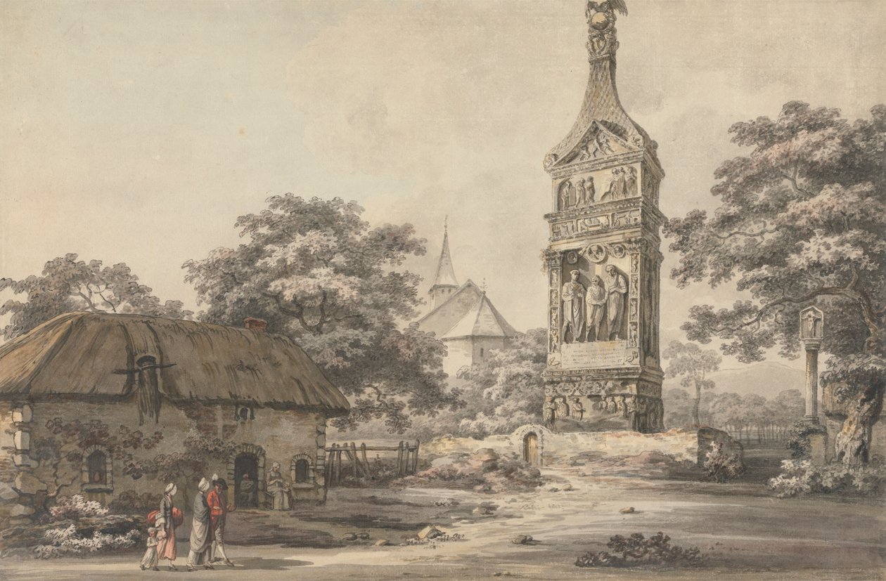 Il Monumento dei Secundini a Ighel nel Ducato di Lussemburgo da William Pars