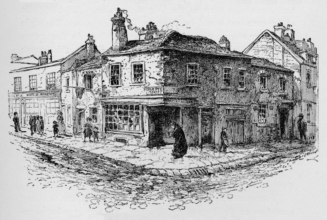 Old Pye Street e la scuola dei poveri da William Patten