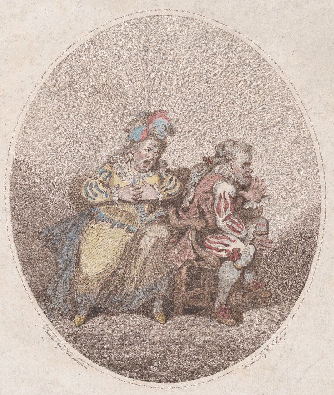 La governante e il piccolo Isaac, 1 aprile 1784 da William Paulet Carey
