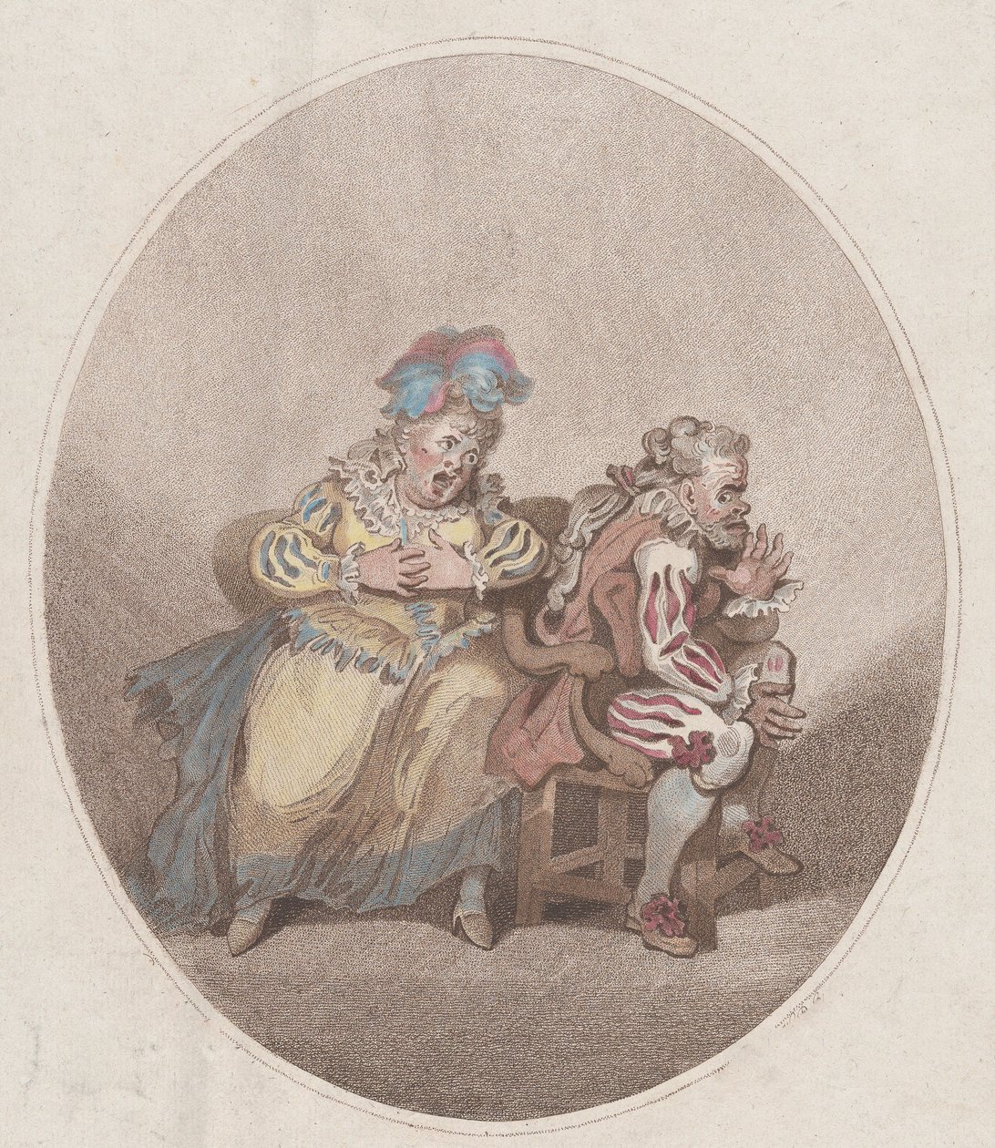 La governante e il piccolo Isaac, 1 aprile 1784 da William Paulet Carey