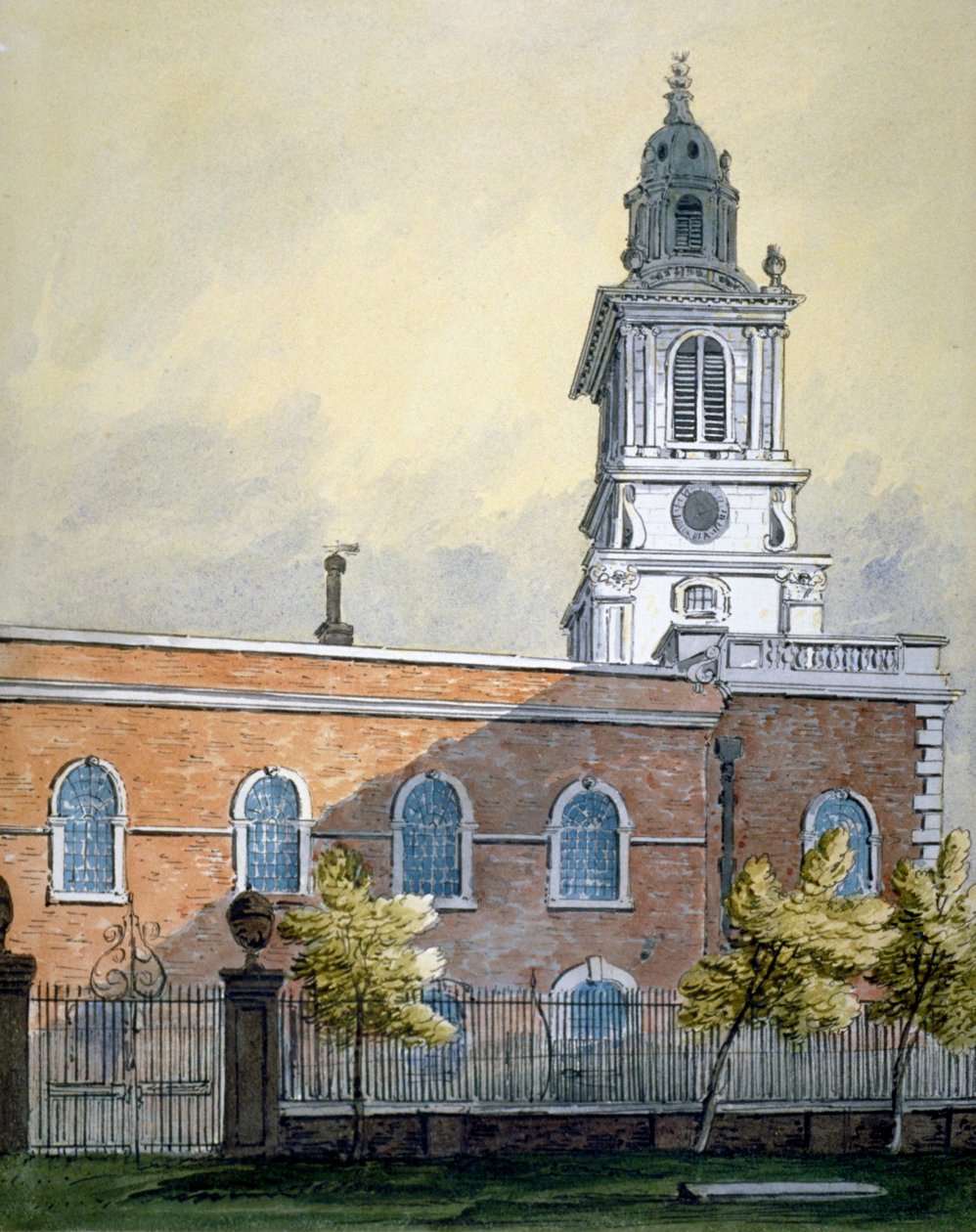 Chiesa di St Botolph senza Bishopsgate, Città di Londra da William Pearson