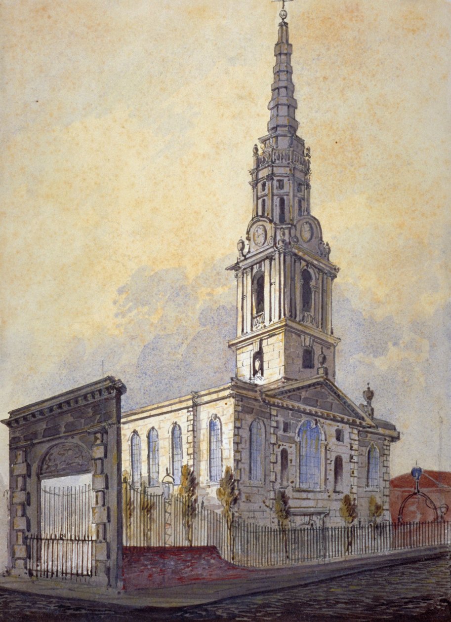 Chiesa di St Giles in the Fields, Holborn, Londra da William Pearson