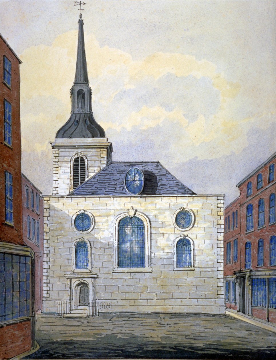 Chiesa di Santa Maria Abchurch, Città di Londra da William Pearson